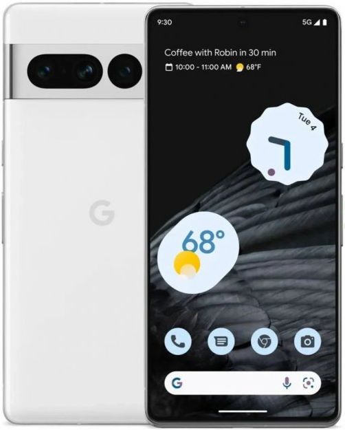 Смартфон Google Pixel 7 Pro, 12.512 Гб JP, Dual SIM (nano SIM+eSIM), снежно-белый